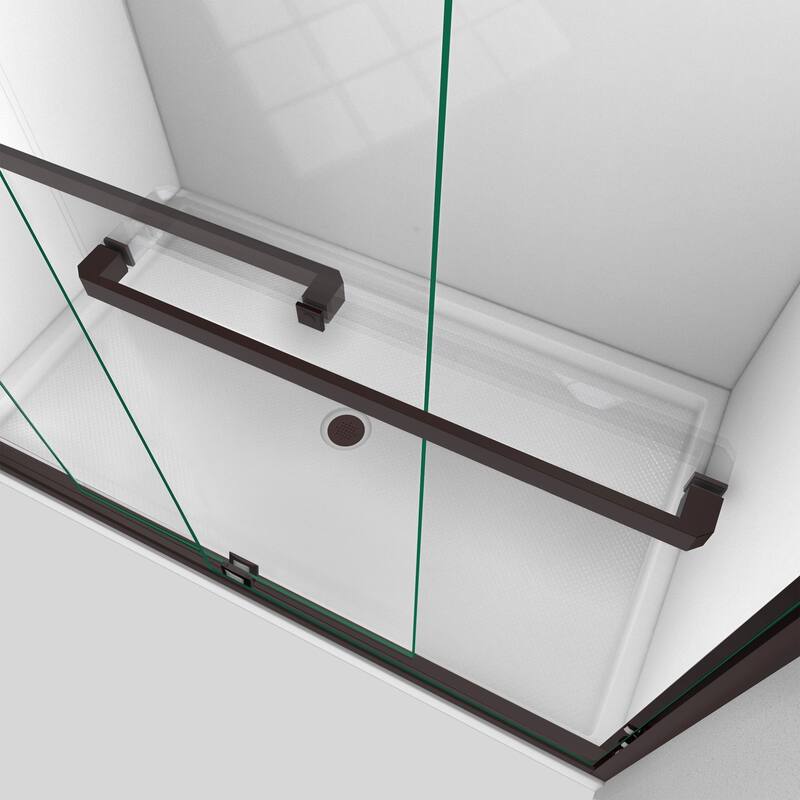 DreamLine Encore 30 in. D x 60 in. W x 78 3/4 in. H Bypass Sliding Shower Door and Shower Base Kit - 30" x 60" - 30" x 60"