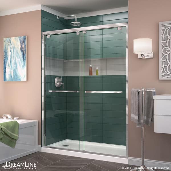 Shop Dreamline Encore 30 In D X 60 In W X 78 3 4 In H Bypass