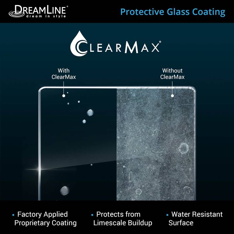 DreamLine Encore 32 in. D x 60 in. W x 78 3/4 in. H Bypass Sliding Shower Door and Shower Base Kit - 32" x 60" - 32" x 60"