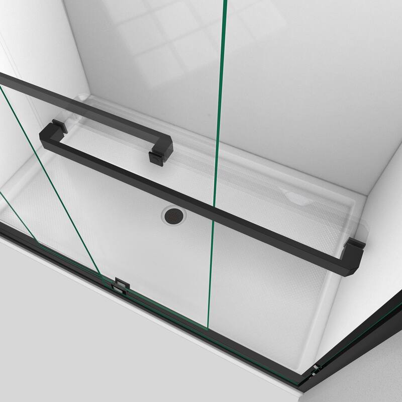 DreamLine Encore 36 in. D x 60 in. W x 78 3/4 in. H Bypass Sliding Shower Door and Shower Base Kit - 36" x 60" - 36" x 60"