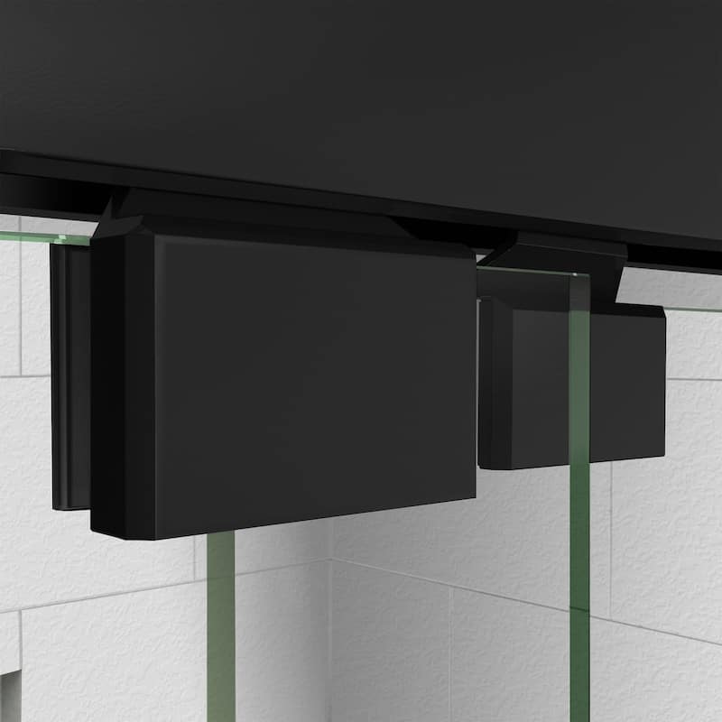 DreamLine Encore 36 in. D x 60 in. W x 78 3/4 in. H Bypass Sliding Shower Door and Shower Base Kit - 36" x 60" - 36" x 60"