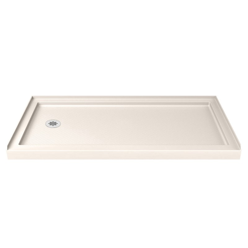 DreamLine Encore 36 in. D x 60 in. W x 78 3/4 in. H Bypass Sliding Shower Door and Shower Base Kit - 36" x 60" - 36" x 60"