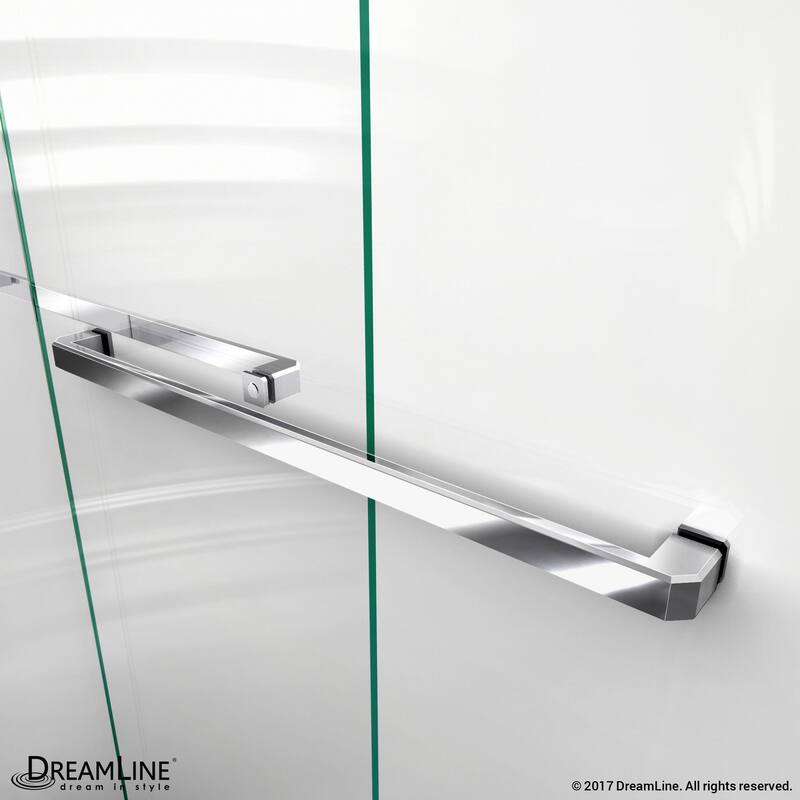 DreamLine Encore 36 in. D x 60 in. W x 78 3/4 in. H Bypass Sliding Shower Door and Shower Base Kit - 36" x 60" - 36" x 60"