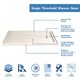 preview thumbnail 63 of 72, DreamLine Flex 32 in. D x 60 in. W x 74 3/4 in. H Pivot Shower Door and Shower Base Kit - 32" x 60"