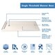 preview thumbnail 44 of 72, DreamLine Flex 32 in. D x 60 in. W x 74 3/4 in. H Pivot Shower Door and Shower Base Kit - 32" x 60"