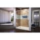 preview thumbnail 36 of 72, DreamLine Flex 32 in. D x 60 in. W x 74 3/4 in. H Pivot Shower Door and Shower Base Kit - 32" x 60"