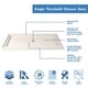 preview thumbnail 24 of 72, DreamLine Flex 32 in. D x 60 in. W x 74 3/4 in. H Pivot Shower Door and Shower Base Kit - 32" x 60"