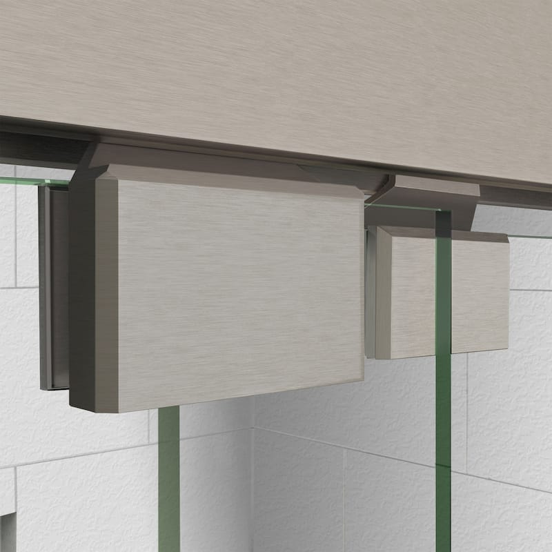 DreamLine Encore 32 in. D x 54 in. W x 78 3/4 in. H Bypass Sliding Shower Door and Shower Base Kit