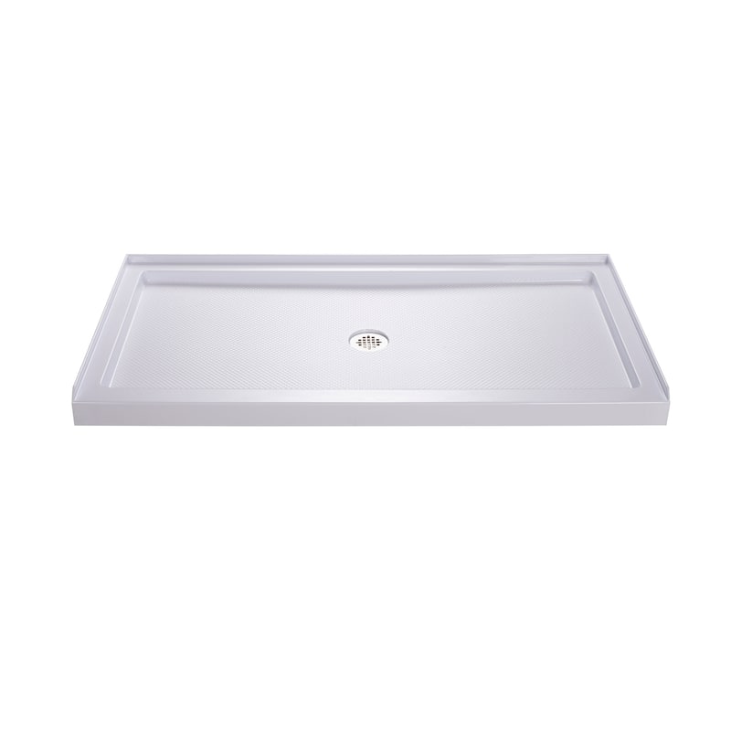 DreamLine Encore 32 in. D x 54 in. W x 78 3/4 in. H Bypass Sliding Shower Door and Shower Base Kit