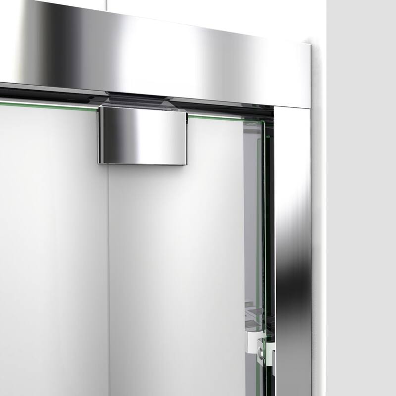 DreamLine Encore 32 in. D x 54 in. W x 78 3/4 in. H Bypass Sliding Shower Door and Shower Base Kit