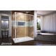 preview thumbnail 8 of 63, DreamLine Flex 36 in. D x 60 in. W x 74 3/4 in. H Pivot Shower Enclosure and Shower Base Kit - 36" x 60"