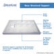 preview thumbnail 24 of 63, DreamLine Flex 36 in. D x 60 in. W x 74 3/4 in. H Pivot Shower Enclosure and Shower Base Kit - 36" x 60"