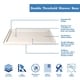 preview thumbnail 36 of 63, DreamLine Flex 36 in. D x 60 in. W x 74 3/4 in. H Pivot Shower Enclosure and Shower Base Kit - 36" x 60"