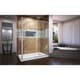 preview thumbnail 63 of 63, DreamLine Flex 36 in. D x 60 in. W x 74 3/4 in. H Pivot Shower Enclosure and Shower Base Kit - 36" x 60"
