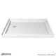 preview thumbnail 20 of 63, DreamLine Flex 36 in. D x 60 in. W x 74 3/4 in. H Pivot Shower Enclosure and Shower Base Kit - 36" x 60"