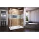 preview thumbnail 44 of 63, DreamLine Flex 36 in. D x 60 in. W x 74 3/4 in. H Pivot Shower Enclosure and Shower Base Kit - 36" x 60"