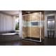 preview thumbnail 39 of 63, DreamLine Flex 36 in. D x 60 in. W x 74 3/4 in. H Pivot Shower Enclosure and Shower Base Kit - 36" x 60"