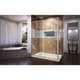 preview thumbnail 46 of 63, DreamLine Flex 36 in. D x 60 in. W x 74 3/4 in. H Pivot Shower Enclosure and Shower Base Kit - 36" x 60"