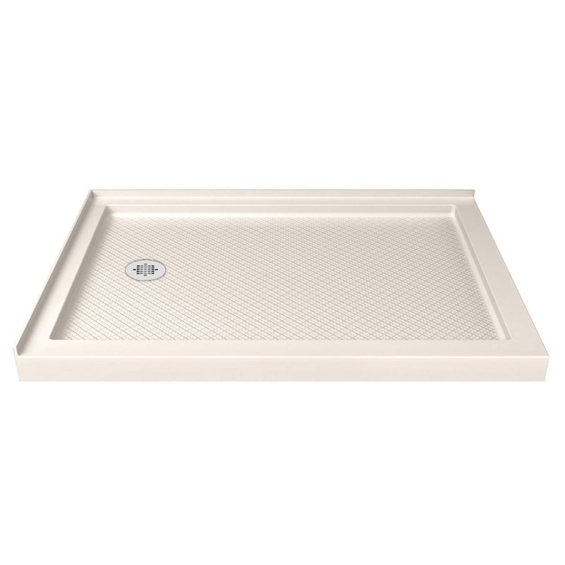 DreamLine Flex 36 in. D x 48 in. W x 74 3/4 in. H Pivot Shower Enclosure and Shower Base Kit - 36" x 48" - 36" x 48"
