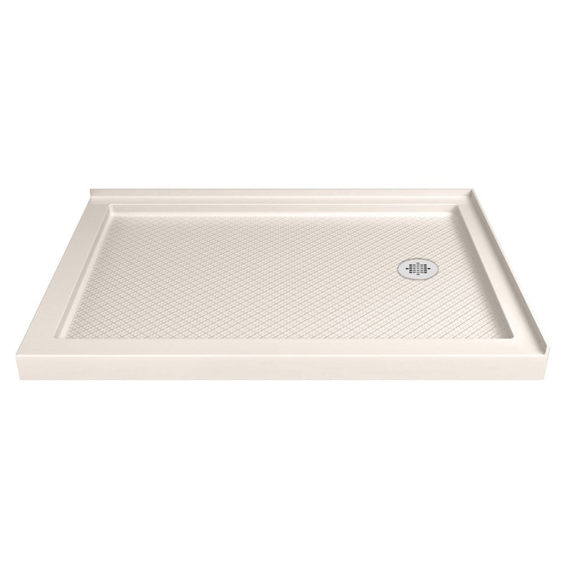 DreamLine Flex 36 in. D x 48 in. W x 74 3/4 in. H Pivot Shower Enclosure and Shower Base Kit - 36" x 48" - 36" x 48"