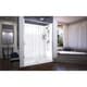 preview thumbnail 7 of 36, DreamLine Flex 32 in. D x 60 in. W x 76 3/4 in. H Pivot Shower Door, Shower Base and Backwall Kit - 32" x 60" - 32" x 60" Chrome Finish - Center