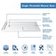 preview thumbnail 28 of 38, DreamLine Flex 36 in. D x 60 in. W x 76 3/4 in. H Pivot Shower Door, Shower Base and Backwall Kit - 36" x 60" - 36" x 60"