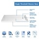 preview thumbnail 33 of 38, DreamLine Flex 36 in. D x 60 in. W x 76 3/4 in. H Pivot Shower Door, Shower Base and Backwall Kit - 36" x 60" - 36" x 60"