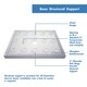 preview thumbnail 21 of 38, DreamLine Flex 36 in. D x 60 in. W x 76 3/4 in. H Pivot Shower Door, Shower Base and Backwall Kit - 36" x 60" - 36" x 60"