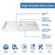 preview thumbnail 19 of 38, DreamLine Flex 36 in. D x 60 in. W x 76 3/4 in. H Pivot Shower Door, Shower Base and Backwall Kit - 36" x 60" - 36" x 60"