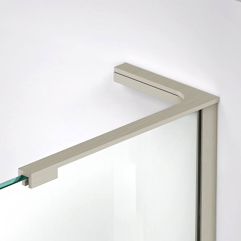 DreamLine Prism Plus 42 in. x 42 in. x 74 3/4 in. Shower Enclosure and Shower Base Kit - 42" x 42"