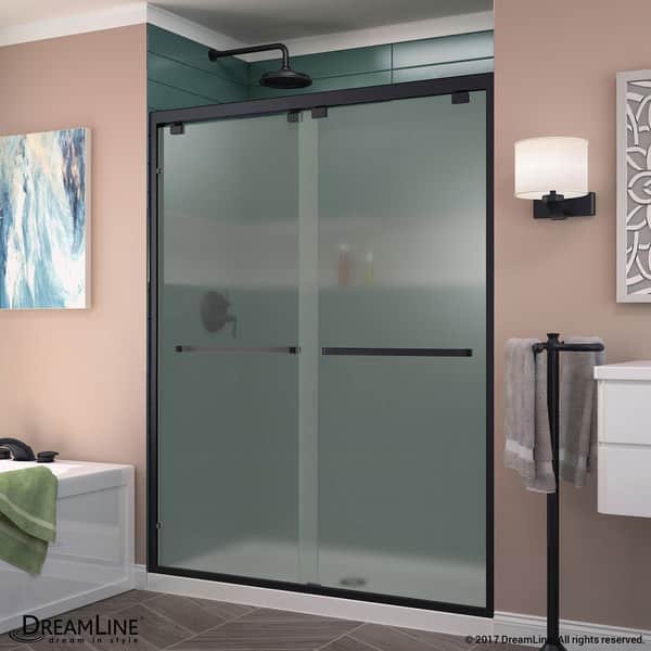 Shop Dreamline Encore 56 60 In W X 76 In H Semi Frameless Bypass