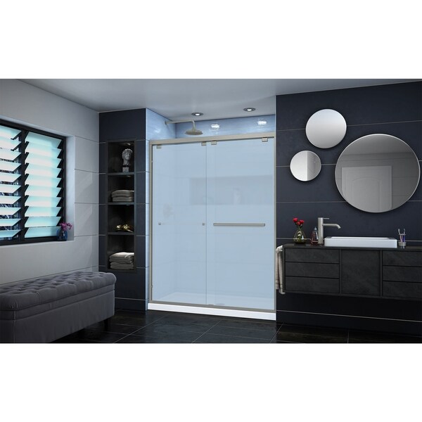 DreamLine Encore 56-60 in. W x 76 in. H Semi-Frameless