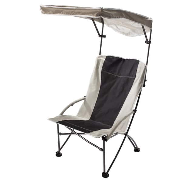 slide 1 of 1, Quik Chair Pro Comfort Portable High Shade Chair Tan Fabric with Graphite Frame - Not Available