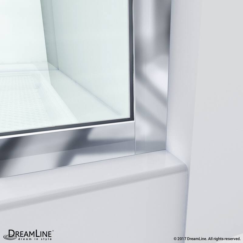 DreamLine Platinum Linea Surf 34 in. W x 72 in. H Single Panel Shower Screen - 34" W