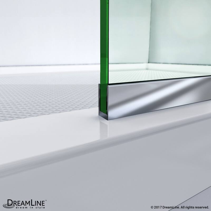 DreamLine Platinum Linea Surf 34 in. W x 72 in. H Single Panel Shower Screen - 34" W