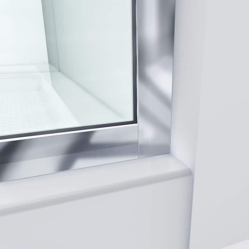 DreamLine Platinum Linea Surf 34 in. W x 72 in. H Single Panel Shower Screen - 34" W