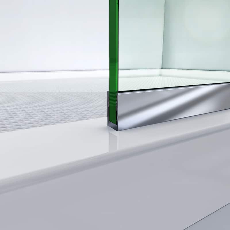 DreamLine Platinum Linea Surf 34 in. W x 72 in. H Single Panel Shower Screen - 34" W