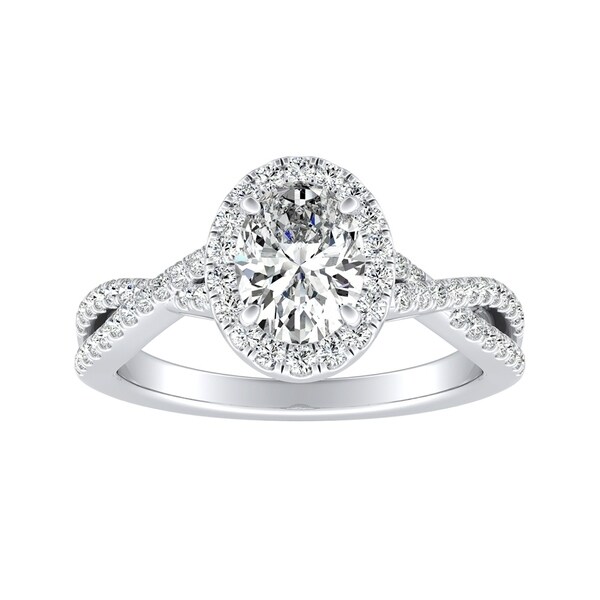 halo diamond rings for sale