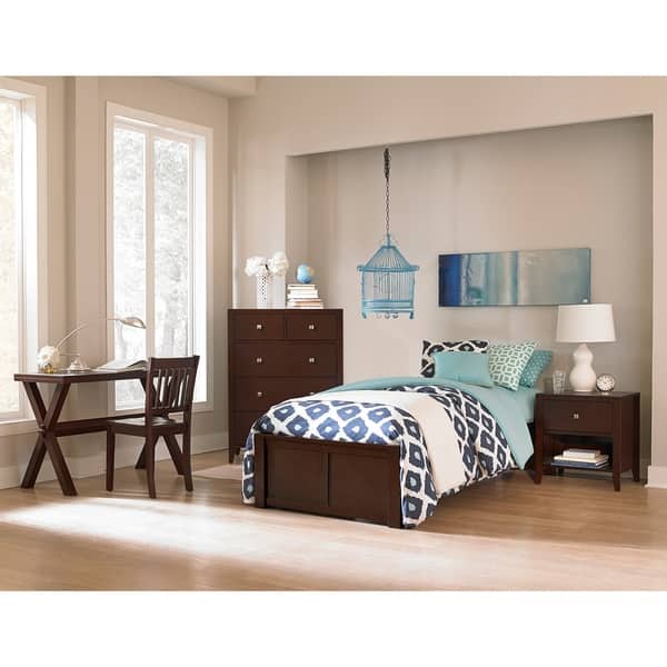 Hillsdale Pulse Twin Platform Bed, Chocolate Bed Bath & Beyond 18692454