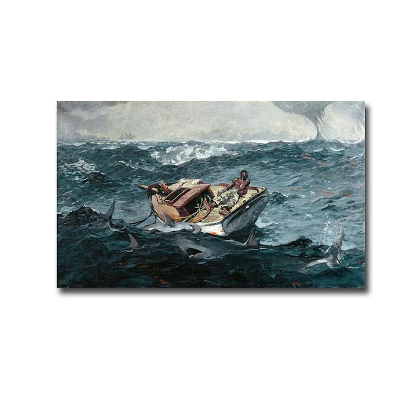 Gulf Stream by Winslow Homer Gallery-Wrapped Canvas Giclee Art