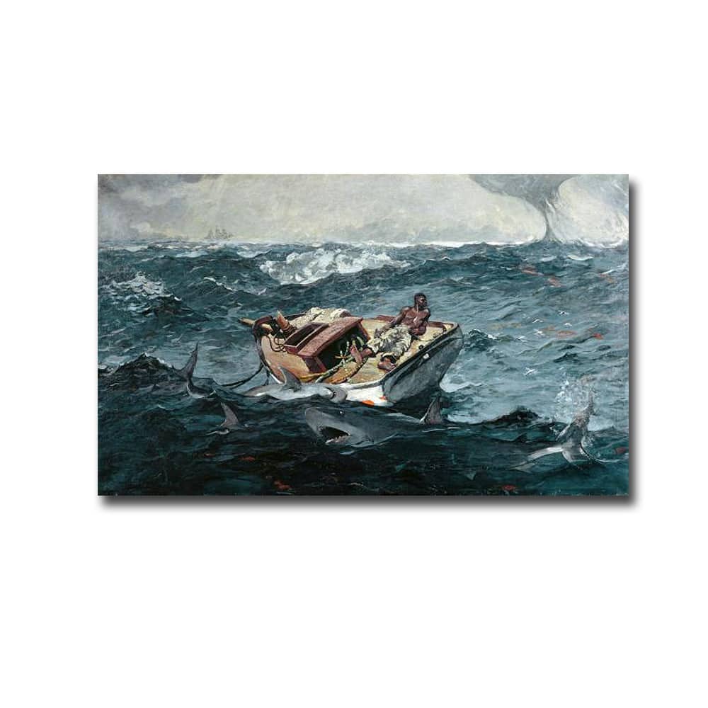 Gulf Stream by Winslow Homer Gallery-Wrapped Canvas Giclee Art