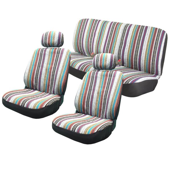 Baja Inca 8pc Saddle Blanket Seat Covers Set Chevy Malibu - Free ... Baja Inca 8pc Saddle Blanket Seat Covers Set Chevy Malibu - Free ...