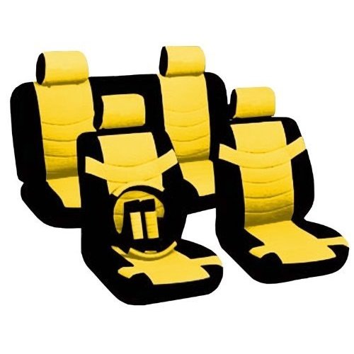 yellow seat covers