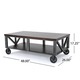 Dree Industrial Rectangle Wood Coffee Table by Christopher Knight Home - Thumbnail 13