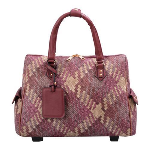 Women S Mellow World Firework Carry On Laptop Roller Bag Large Women X27 S Mellow World Firework Carry On Laptop Roller Bag Large Burgundy