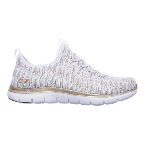 skechers flex appeal 2.0 womens gold