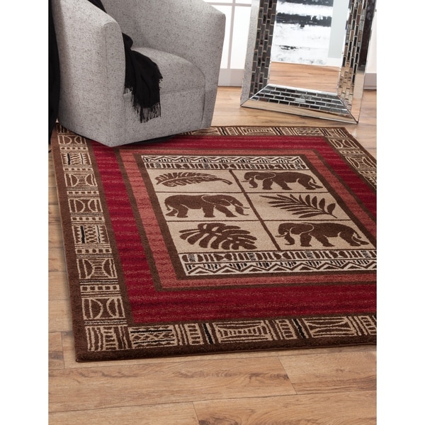 Calam Beige Chocolate Red Area Rug By Greyson Living 7 10 X Calam Beige Chocolate Red Area Rug By Greyson Living 7 X27