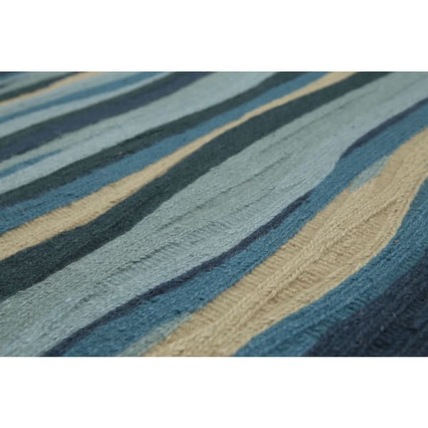 Authentic Missoni Long Island Multicolor Hand Knotted Wool Multicolor Hand Knotted Wool