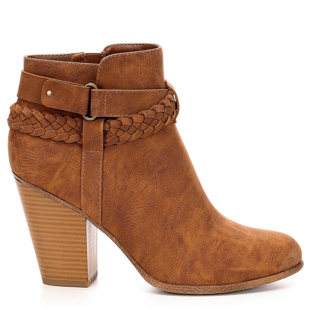 high heel western booties