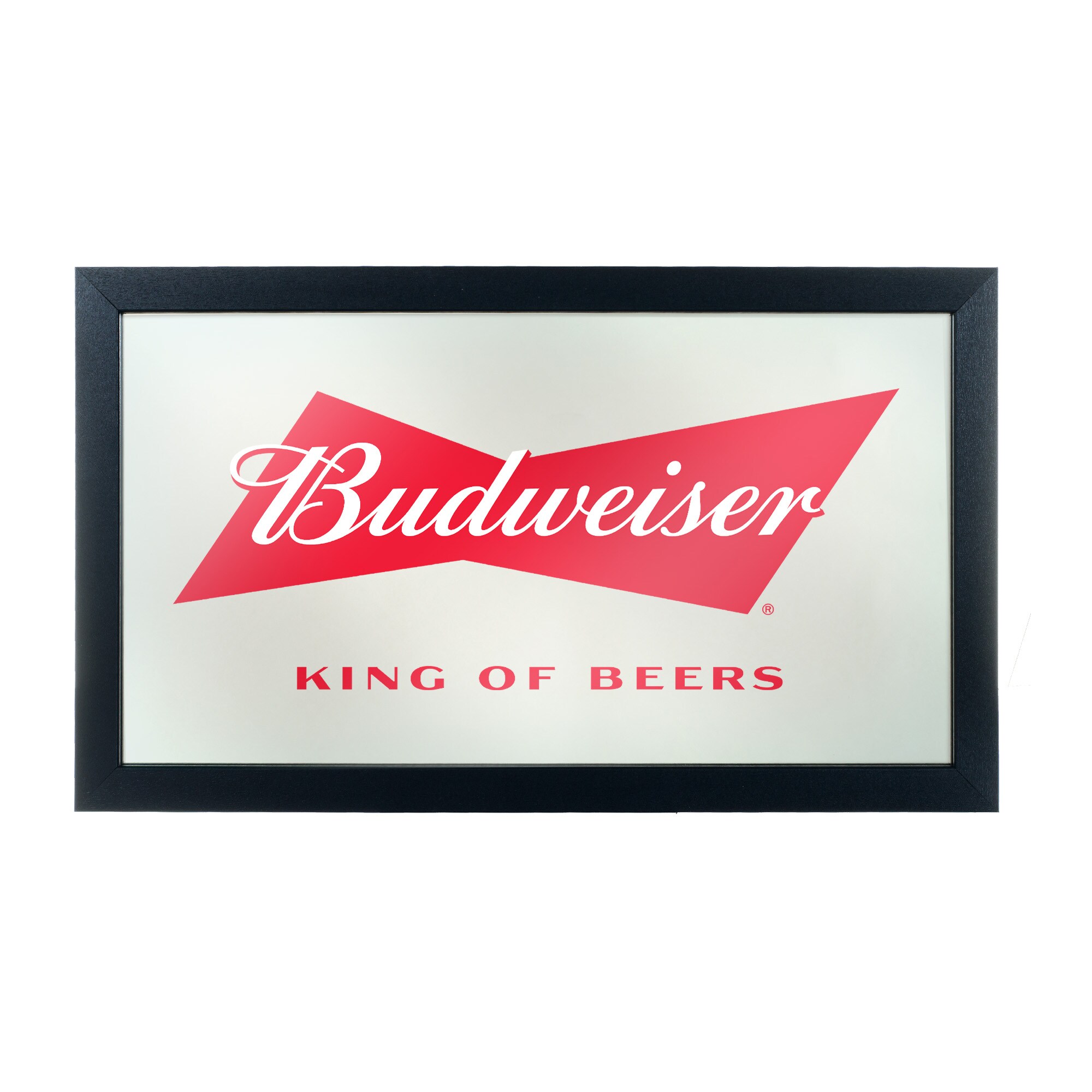 Budweiser Framed Logo Mirror - Bow Tie - 26